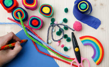 Подводный и наземный мир из синельной проволоки: мастерим с детьми