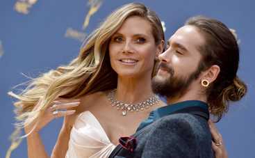 46-летняя Хайди Клум сыграла свадьбу с 29-летним гитаристом Tokio Hotel — кадры