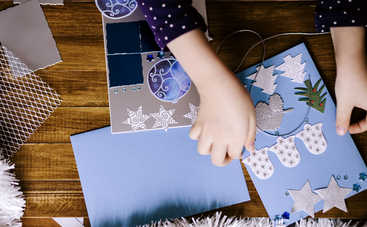 Симпатичные новогодние открытки своими руками