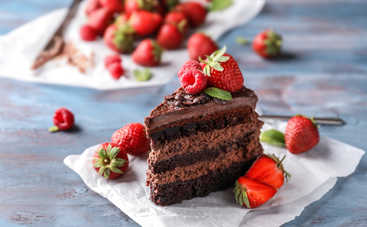 Шоколадный торт без муки на День святого Валентина (рецепт)