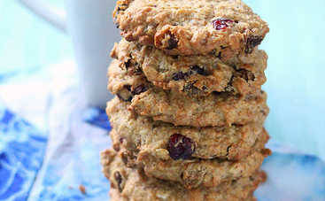 Что приготовить школьнику на завтрак: печенье с клюквой