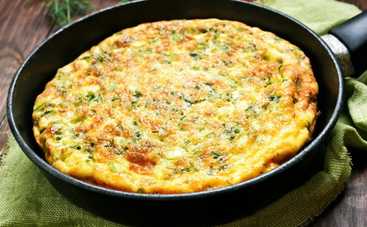 Что приготовить школьнику на завтрак: омлет со шпинатом и сыром в духовке