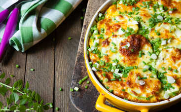 Ароматная запеканка из овощей на завтрак или ужин (рецепт)