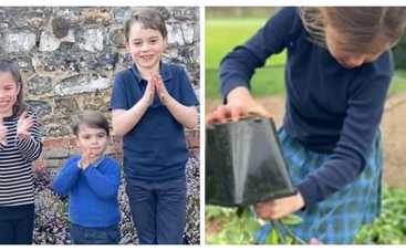 Некоролевское дело: как дети принца Уильяма и Кейт Миддлтон огород копают