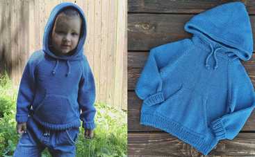 Вязаная кофта худи на любой размер: видео с подробным мастер-классом