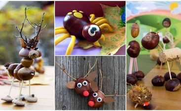 Что можно сделать из каштанов и желудей: 5 идей оригинальных поделок