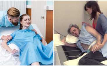 Мужчины испытали на себе симулятор схваток: «родить» не смогли (видео)