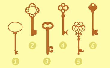 Тест: выберите ключ и узнайте, что хранит ваше подсознание