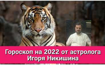 Гороскоп на 2022 год Тигра для всех знаков Зодиака от Игоря Никишина