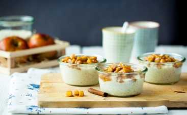 Рисовая запеканка с яблоками «Малютка»