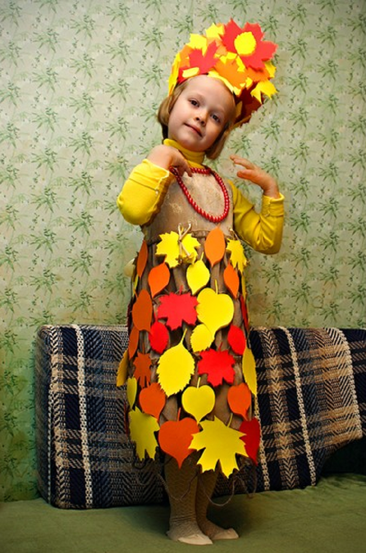 Платья и костюмы на осенний бал ребёнку своими руками | Активная мама