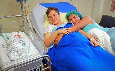 В Америке папа родил от мамы (фото и видео)