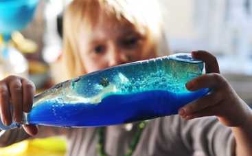 Делаем с ребенком «океан» в бутылке (фото)