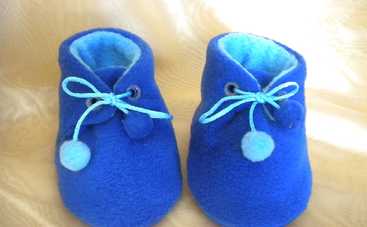 Шьем пинетки для малышки (выкройка и фото)