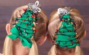 20 чудесных рождественских причесок для мамы и дочки