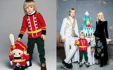 4-летний сын Евгения Плющенко первый раз выступил в шоу папы