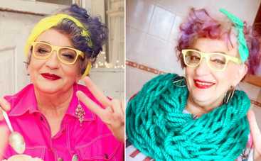 Бабушка-хипстер из Киева Степанида Цвит : «В душе мне всегда 25!»