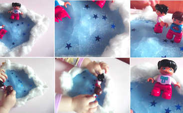 Зимние забавы для умничек: домашний мини-каток