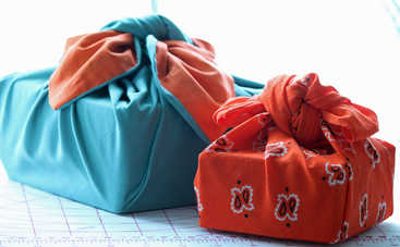 Фурошики: чудо-упаковка для подарка (видео)