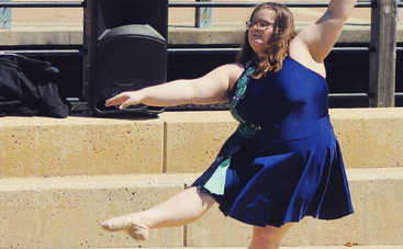 15-летняя пышнотелая балерина покоряет своей грацией мир танцев (фото)