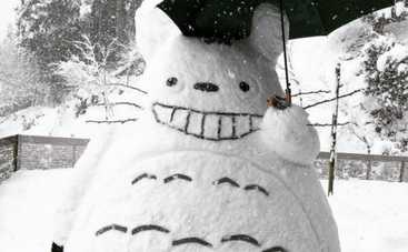 Никакой морковки! 10 японских снеговиков, которые не похожи на наших (ФОТО)