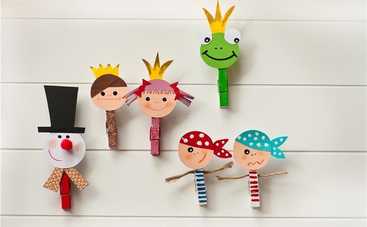 Веселый дом: мастерим с ребенком смешные прищепки