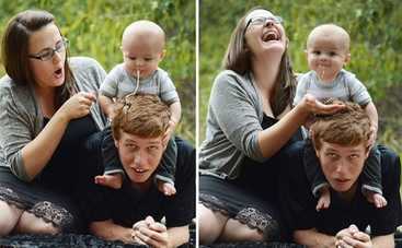 Неудачная семейная фотосессия: 15 фото, «испачканных» младенцами