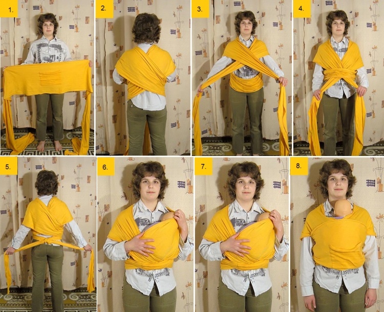 Как сшить слинг шарф слинг шарф своими руками