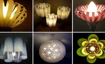 Невероятные предметы интерьера из пластиковых бутылок