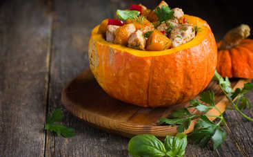 Жаркое из тыквы и свинины по-цыгански