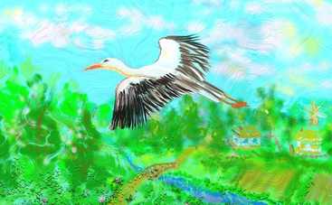 Весняні казки: Як лелека щастя приніс (аудіоказка)