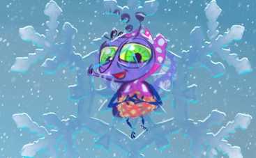 Мультфильм от Студии Квартал 95: Чому сніг білий та як він з'являється