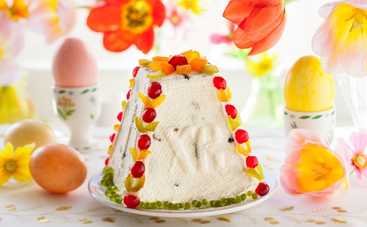 Творожная пасха по-царски с фруктами и орехами: пошаговый рецепт