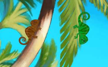 Мультфильм от Студии Квартал 95: Чому хамелеони змінюють колір