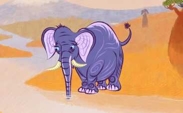 Мультфильм от Студии Квартал 95: Чому у слона є хобот