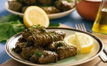 Голубцы в виноградных листьях: долма - быстро, вкусно, диетично
