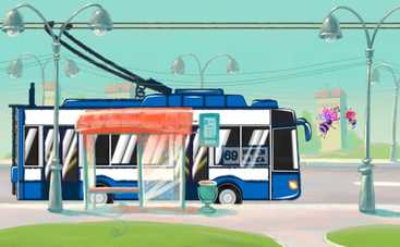 Мультфильм от Студии Квартал 95: Чому у тролейбуса є роги