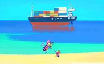 Мультфильм от Студии Квартал 95: Чому корабель не тоне у воді