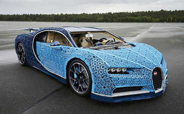 Из лего сделали Bugatti, на котором можно ездить: игрушки для взрослых