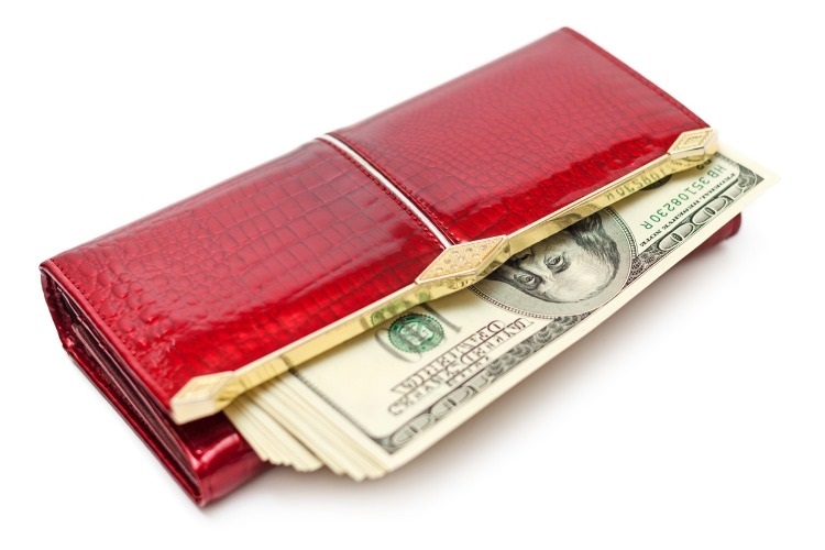money-in-the-red-purse-picture-id494121803