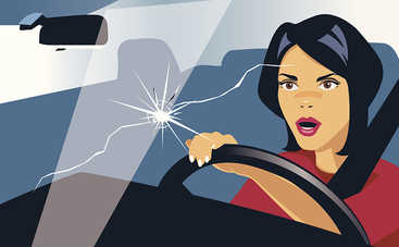 Трещина или скол на лобовом стекле: 5 хитростей как устранить дефекты