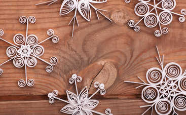 Новогодние поделки в технике квиллинг: мастерим из бумажных полос