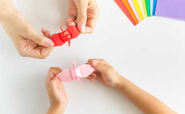 Скоро весна: Делаем оригами «Птица на дереве» за 5 минут