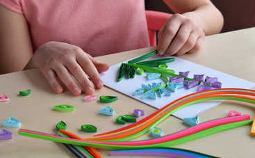 Квілінг-листівка на 8 березня cвоїми руками