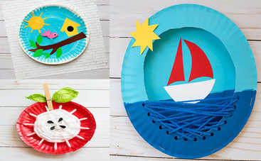 15 ідей поробок із одноразових тарілок: легше не придумати
