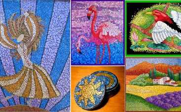 Картина из яичной скорлупы: пошаговый мастер-класс