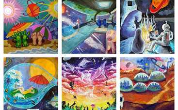 Понад 7000 дітей з усієї України взяли участь у конкурсі космічних малюнків