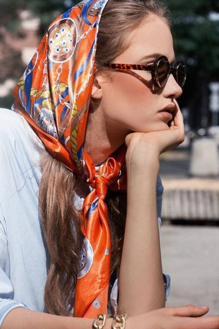 Способы завязать модный платок 2019